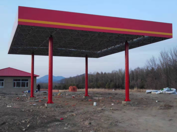 武穴加油站网架